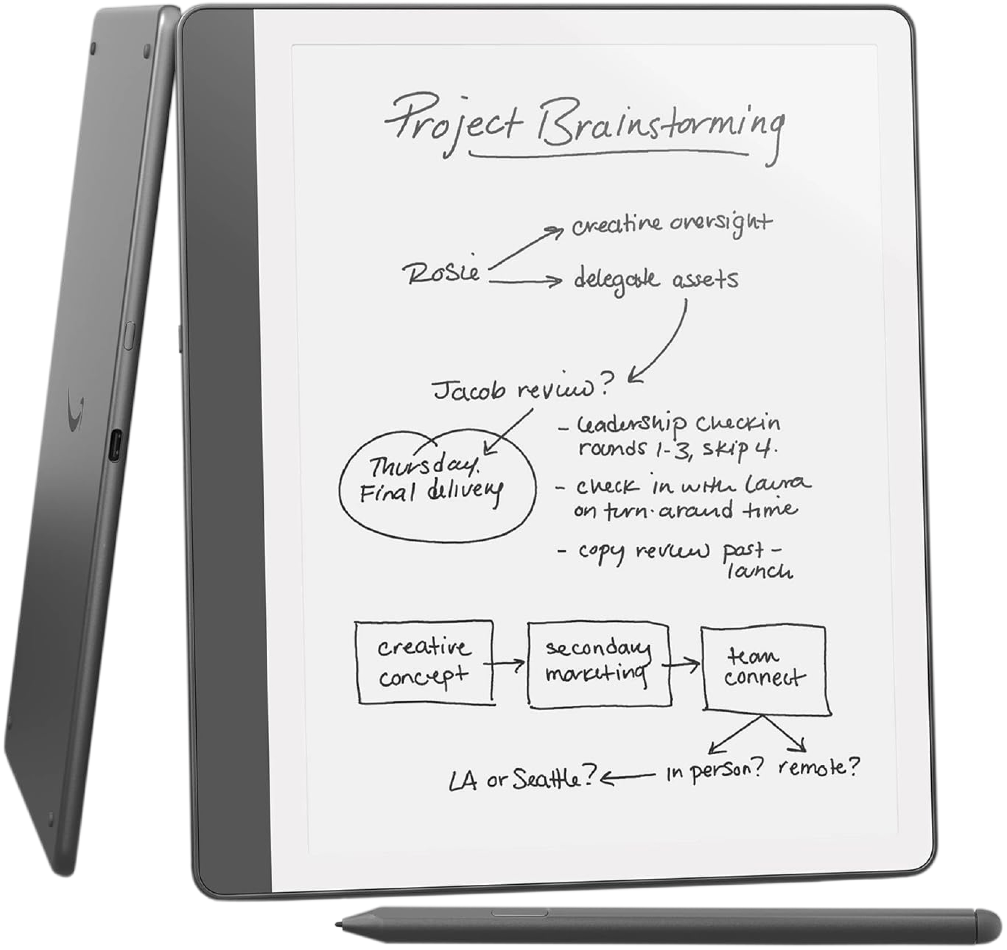 Электронная книга Amazon Kindle Scribe 2024 + стилус, 32 ГБ, серый, Электронная книга Amazon Scribe 2024 + стилус, 32 ГБ, серый
Электронная книга Amazon Kindle Scribe 2024 + стилус, 32 ГБ, серый, Электронная книга Amazon Scribe 2024 + стилус, 32 ГБ, серый