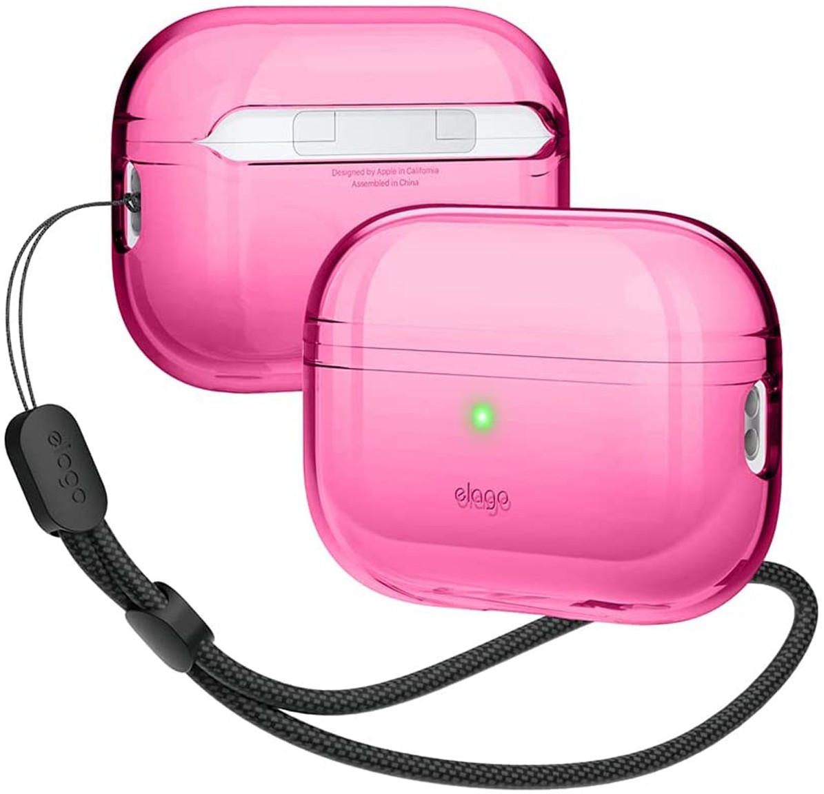 Чехол Elago Clear Round strap для AirPods Pro 2, розовый, Чехол Clear Round strap для AirPods Pro 2, розовый
Чехол Elago Clear Round strap для AirPods Pro 2, розовый, Чехол Clear Round strap для AirPods Pro 2, розовый