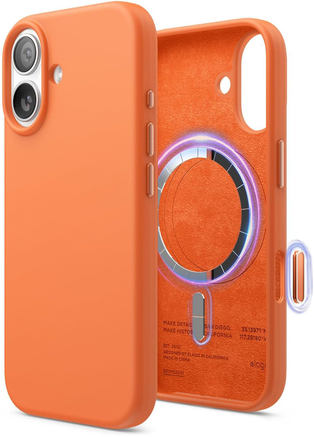 Чехол Elago Magnetic Orange для iPhone 17, MagSafe, силикон, оранжевый, Чехол Magnetic Orange для iPhone 17, MagSafe, силикон, оранжевый
Чехол Elago Magnetic Orange для iPhone 17, MagSafe, силикон, оранжевый, Чехол Magnetic Orange для iPhone 17, MagSafe, силикон, оранжевый