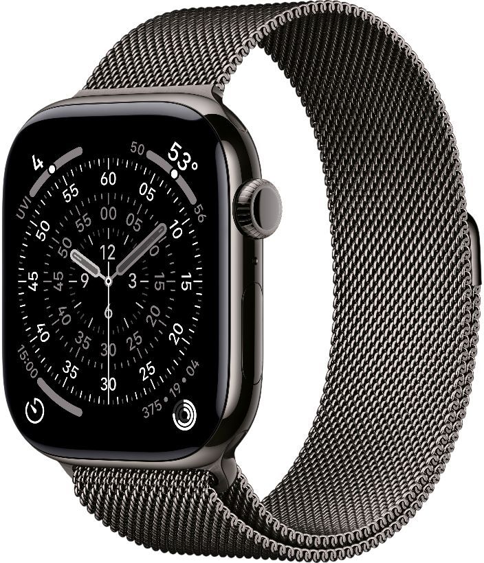 Умные часы Apple Watch Series 11, 46 mm, GPS+Cellular, Slate Titanium Slate Milanese Loop M/L, Темно-коричневый, Умные часы Watch Series 11, 46 mm, GPS+Cellular, Slate Titanium Slate Milanese Loop M/L
Умные часы Apple Watch Series 11, 46 mm, GPS+Cellular, Slate Titanium Slate Milanese Loop M/L, Темно-коричневый, Умные часы Watch Series 11, 46 mm, GPS+Cellular, Slate Titanium Slate Milanese Loop M/L