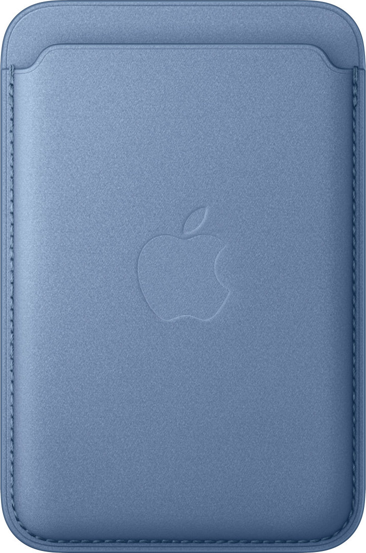 Чехол Apple для iPhone FineWoven Wallet MagSafe, небесно-голубой