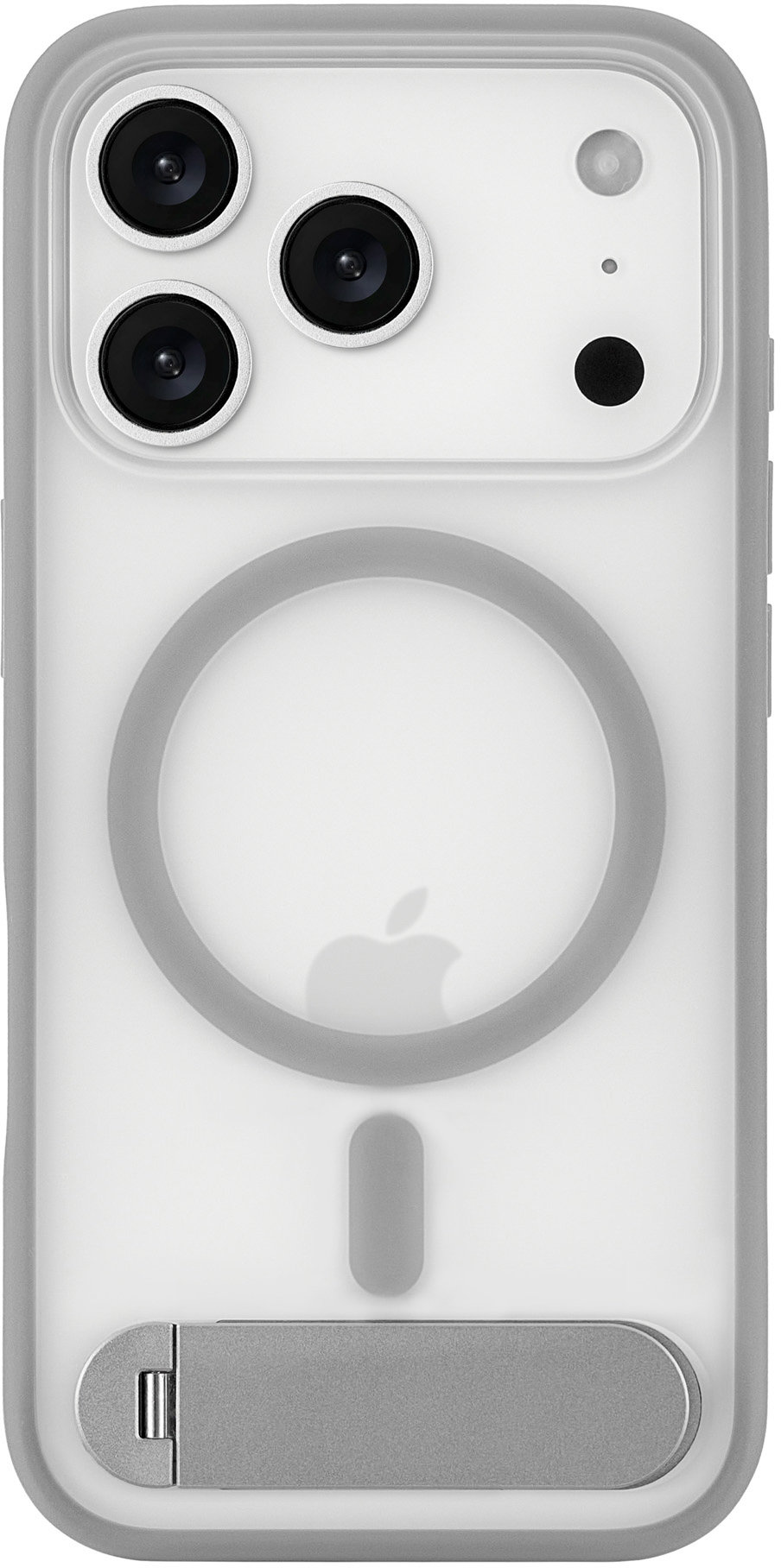 

Чехол uBear Stand 360 Mag Case MagSafe для iPhone 17 Pro, silk-touch, серый, Чехол Stand 360 Mag Case MagSafe для iPhone 17 Pro, silk-touch, серый