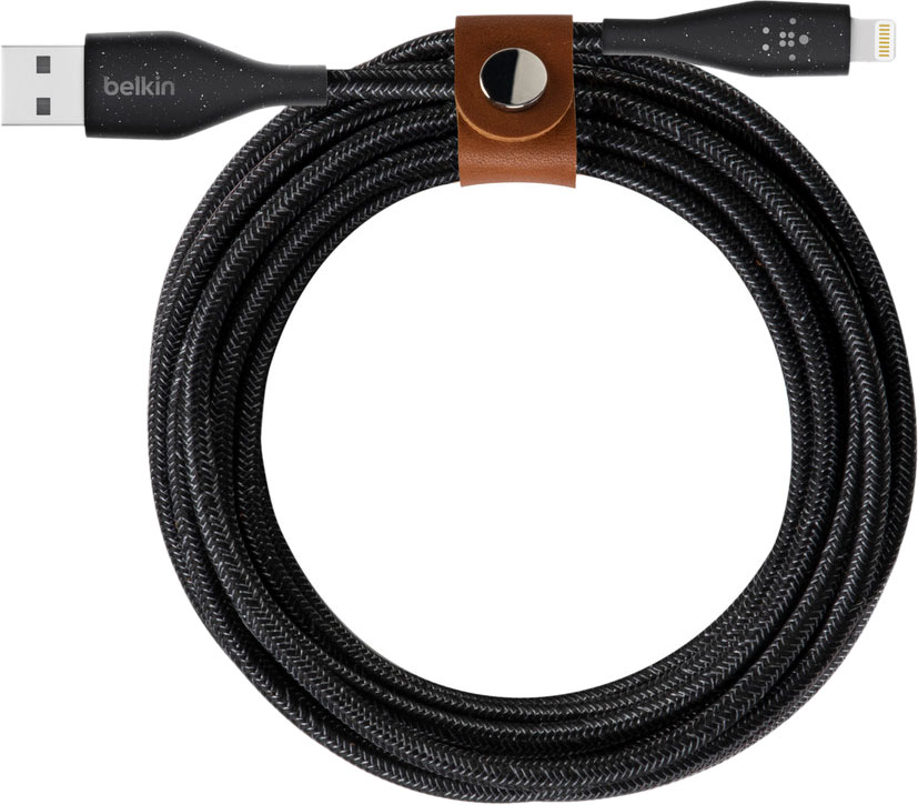 Кабель DuraTek+ USB-A/Lightning, 1,2 м, черный