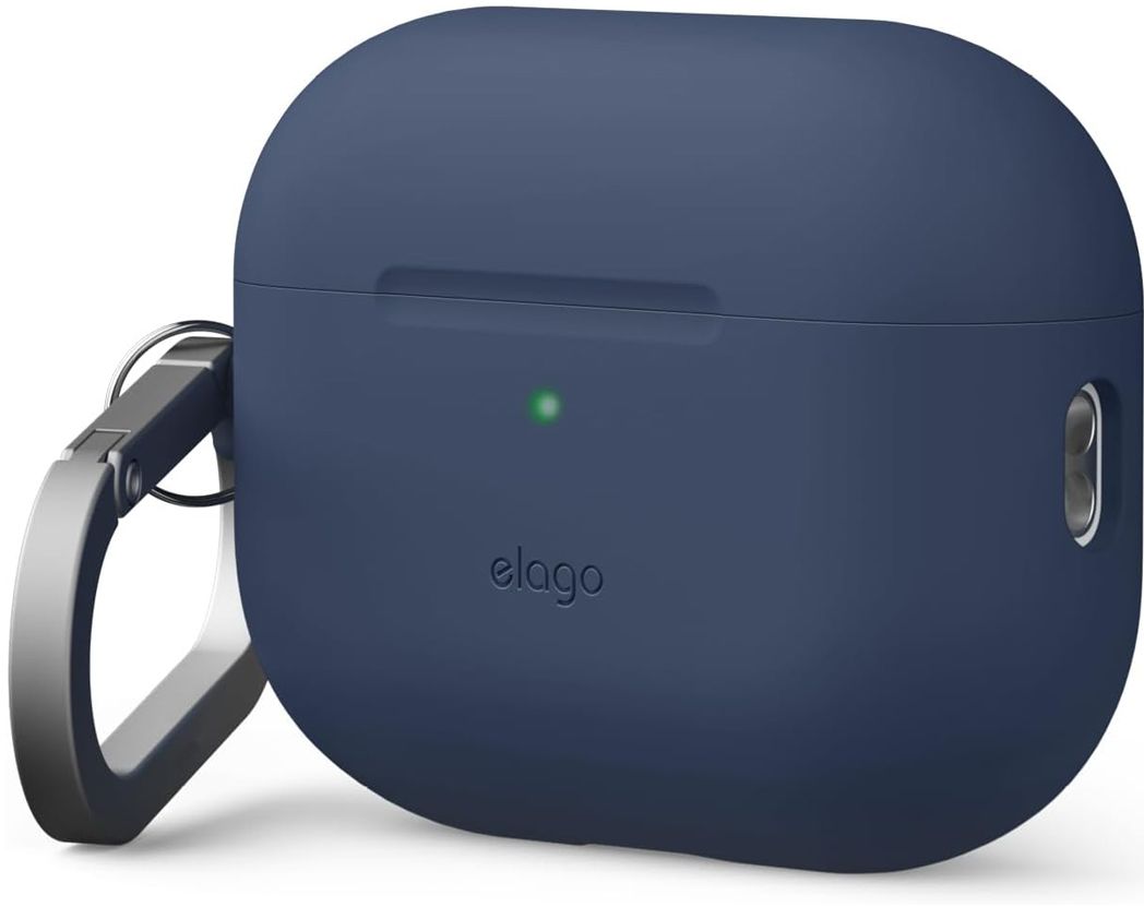 

Чехол Elago Silicone Hang Jin Indigo для AirPods Pro 3, силикон, синий, Чехол Silicone Hang Jin Indigo для AirPods Pro 3, силикон, синий