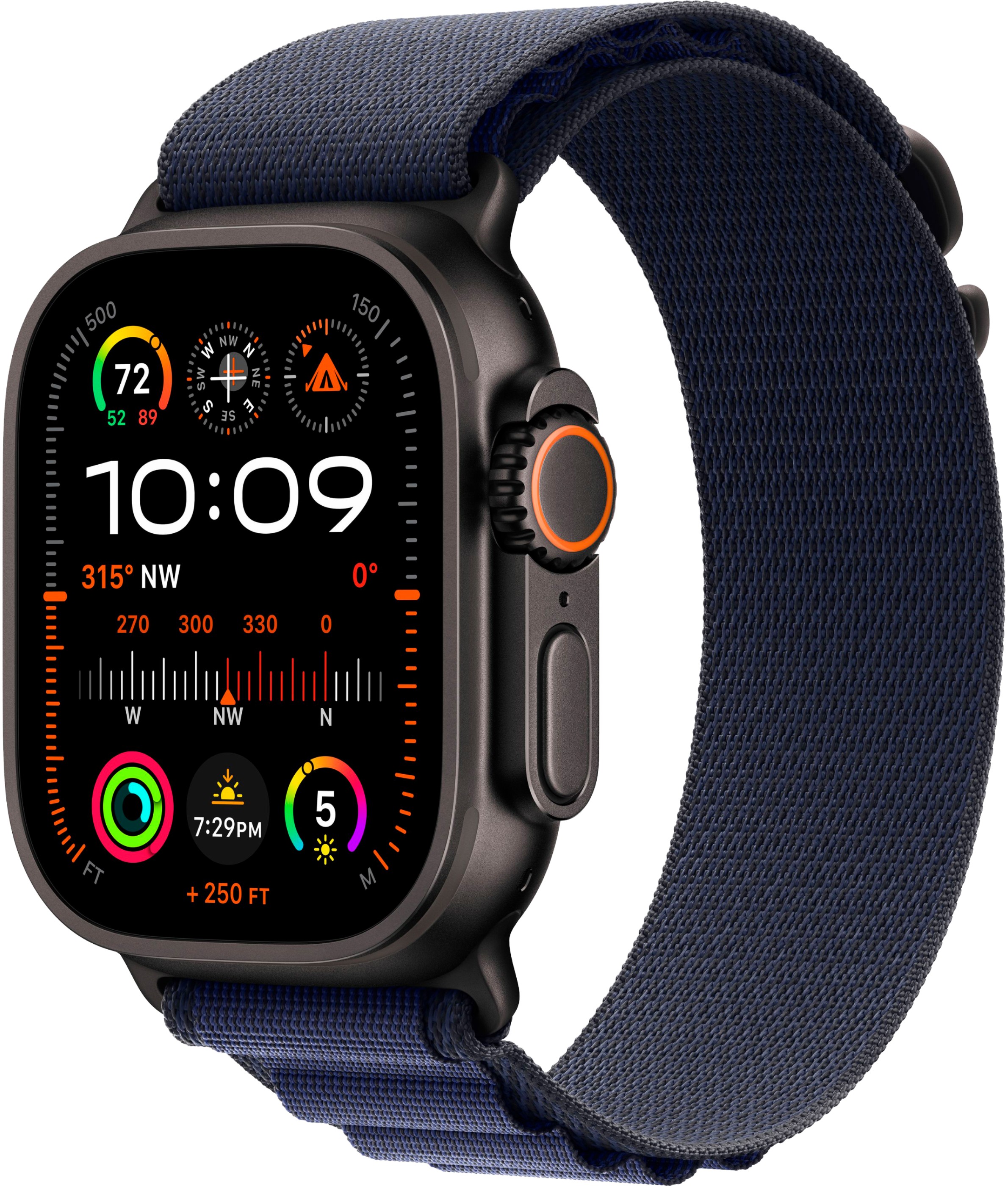 

Apple Watch Ultra 2 GPS + Cellular, 49 мм, корпус из черного титана, ремешок Alpine темно-синего цвета, размер M, Темно-синий, Watch Ultra 2 GPS + Cellular, 49 мм, корпус из черного титана, ремешок Alpine темно-синего цвета, размер M