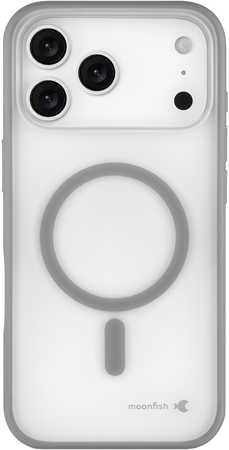 

Чехол moonfish MagSafe для iPhone 17 Pro Max, серый, Чехол MagSafe для iPhone 17 Pro Max, серый