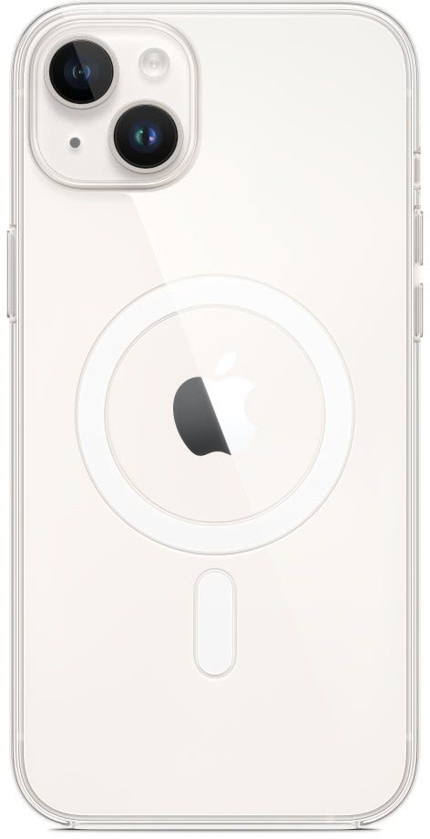 

Apple Чехол MagSafe для iPhone 14 Plus, поликарбонат, прозрачный