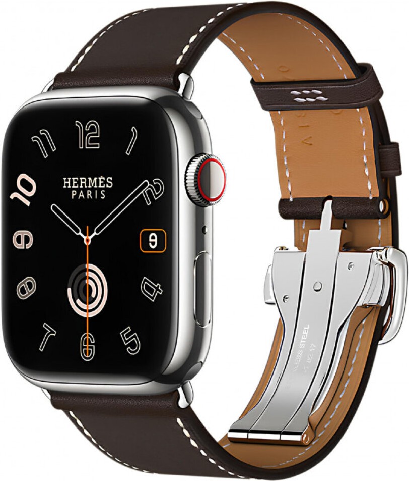 

Apple Watch Series 10 Hermes, 46 мм, титановый корпус, кожаный ремешок коричневого цвета, Коричневый, Watch Series 10 Hermes, 46 мм, титановый корпус, кожаный ремешок коричневого цвета