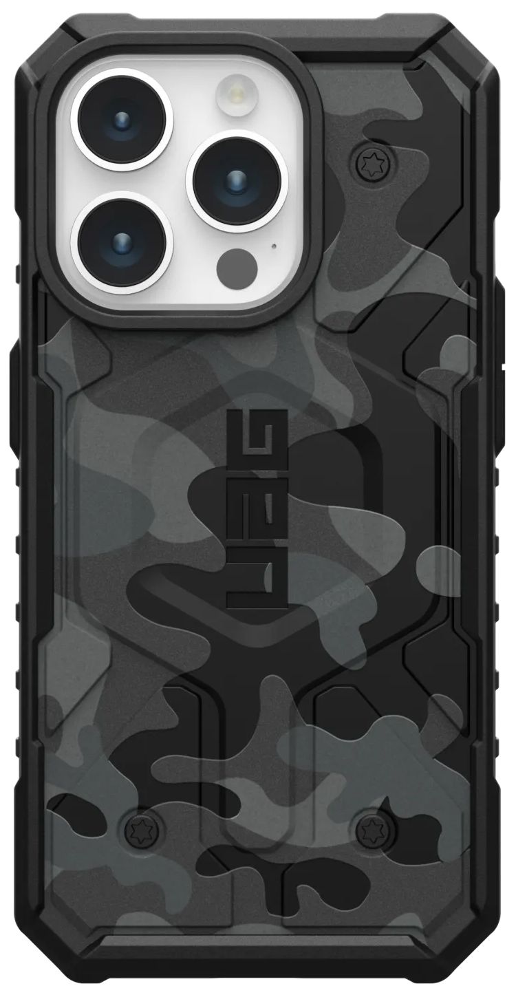 Бренд Чехол UAG Pathfinder SE MagSafe для iPhone 15 Pro, черный камуфляж