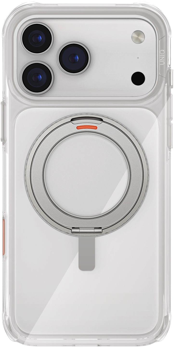 

Чехол Uniq Swivix 360-Rotating MagSafe для iPhone 17 Pro Max, прозрачный, Чехол Swivix 360-Rotating MagSafe для iPhone 17 Pro Max, прозрачный