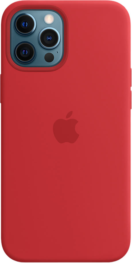 Чехол MagSafe для iPhone 12 Pro Max, силикон, красный (PRODUCT)RED