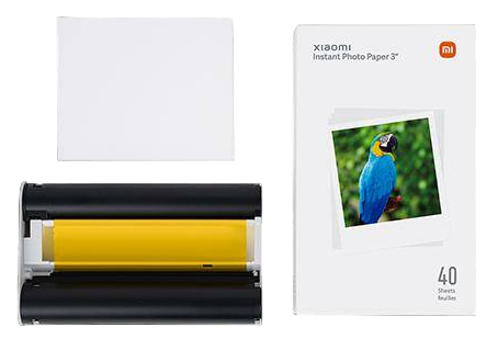 Бумага для фотопринтера Xiaomi Instant Photo Paper 3", 40 листов, Белый