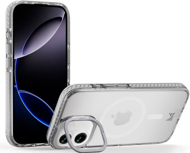 

Чехол Monocozzi LUCID MagSafe для iPhone 17, серебряный, Серебристый, Чехол LUCID MagSafe для iPhone 17, серебряный