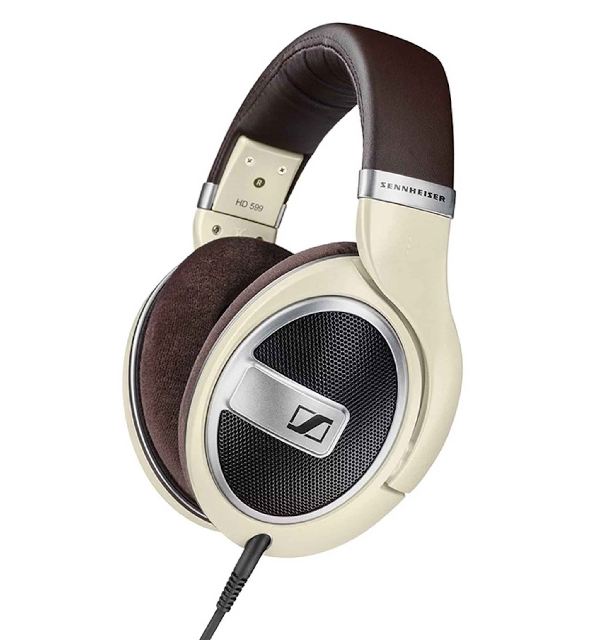 Наушники накладные Sennheiser HD 599, бургунди/бежевый Вид№2