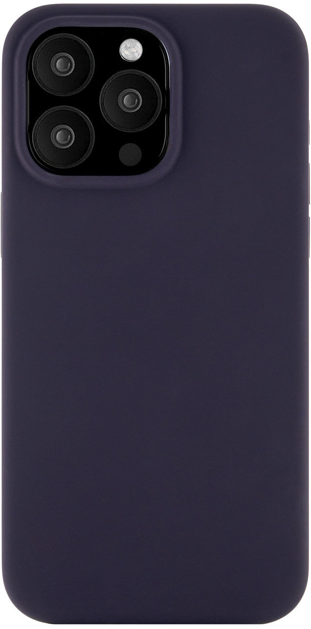 uBear Чехол Touch Mag Case для iPhone 15 Pro Max MagSafe, soft-touch, темно-фиолетовый