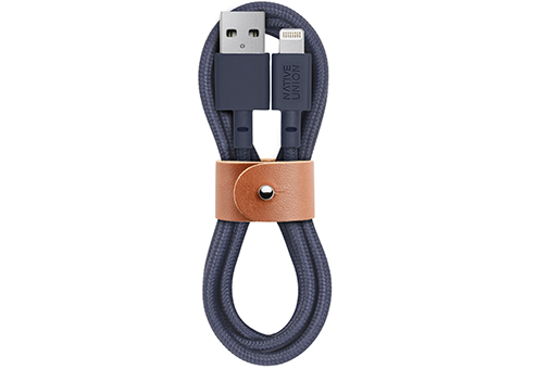 Кабель Belt Lightning/USB, 1.2 м синий