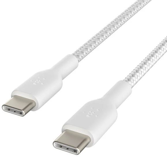 Кабель Belkin BoostCharge Braided USB-C - USB-C, 2 м, нейлон, белый Вид№2