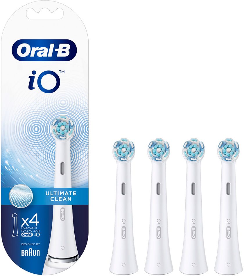 Oral-B Насадка iO Ultimate Clean, 4 шт, белый