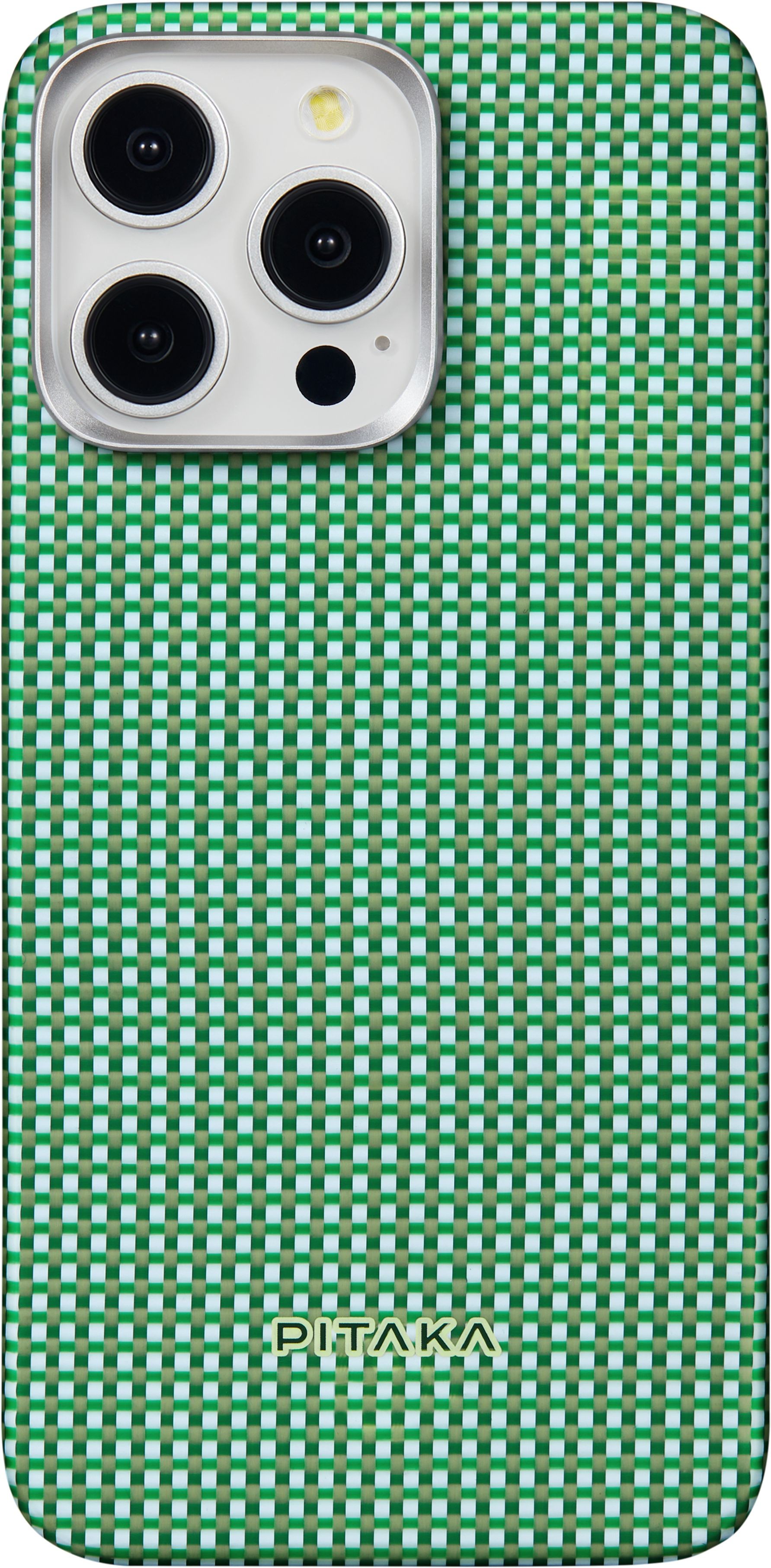 

Чехол Pitaka Aomori MagEZ Case 5 для iPhone 15 Pro Max, кевлар, зеленый, Чехол Aomori MagEZ Case 5 для iPhone 15 Pro Max, кевлар, зеленый