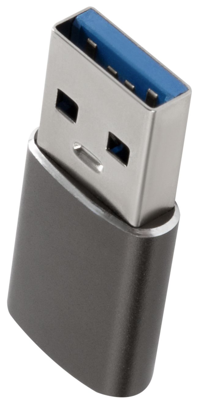 Бренд Адаптер moonfish USB-A - USB-C, серый