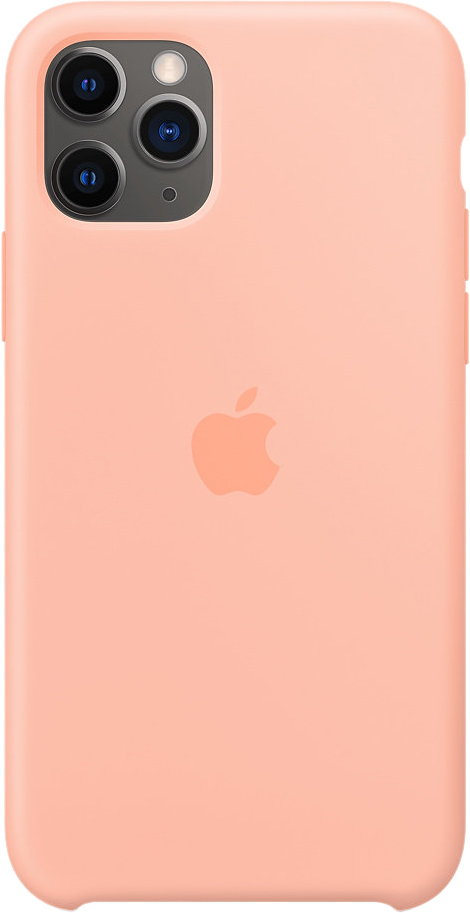 

Чехол для iPhone 11 Pro, силикон, «розовый грейпфрут»