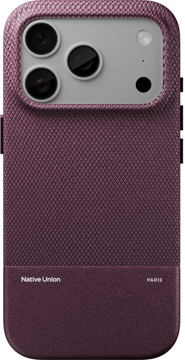 Чехол Native Union Re(Classic) MagSafe для iPhone 18 Pro, бургунди