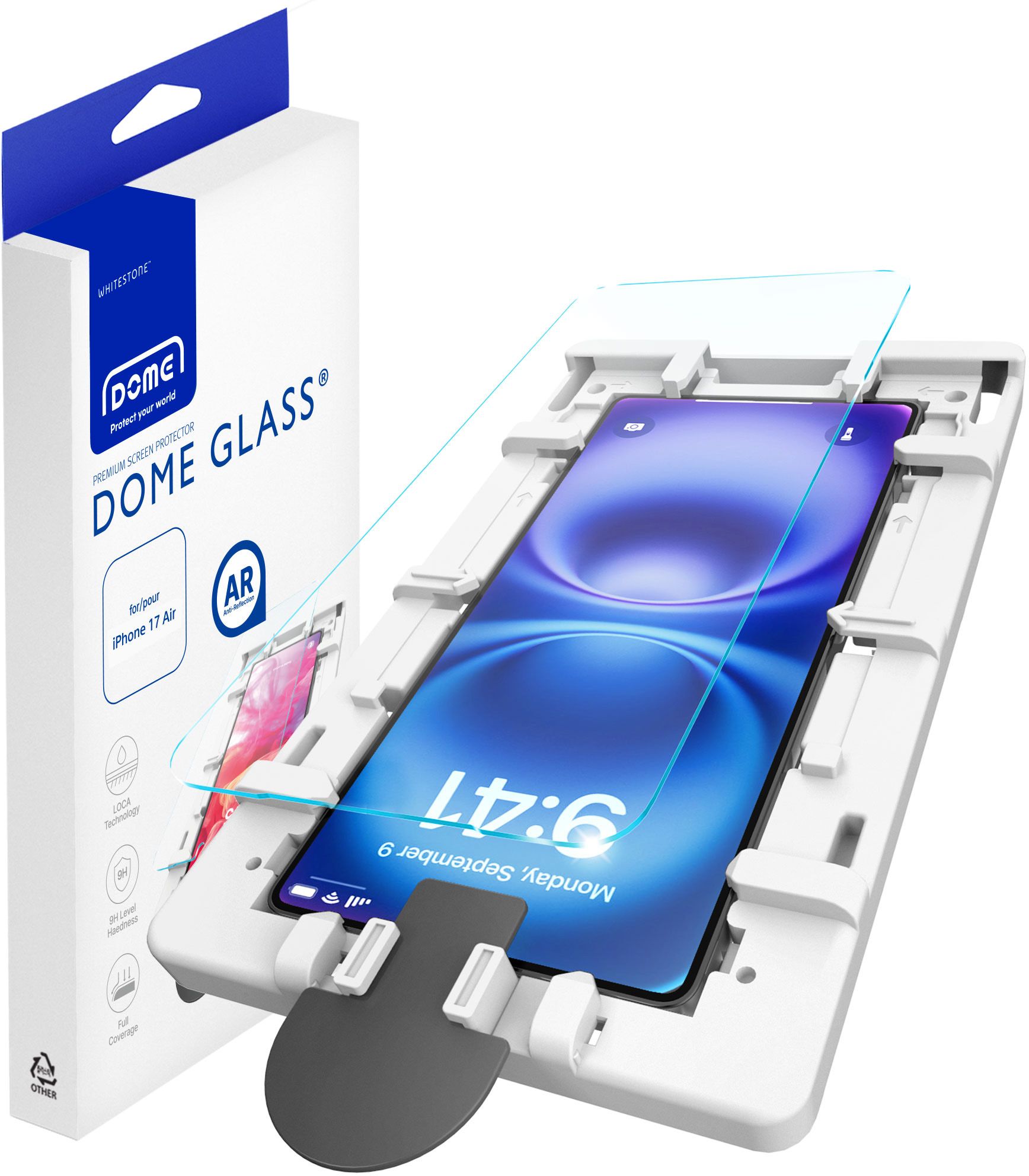 

Стекло защитное Whitestone AR Dome glass для iPhone Air, Стекло защитное AR Dome glass для iPhone Air