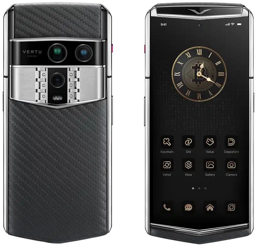 Смартфон VERTU Agent Q-Silver Advanced Set Carbon Fiber, 1 ТБ, Black