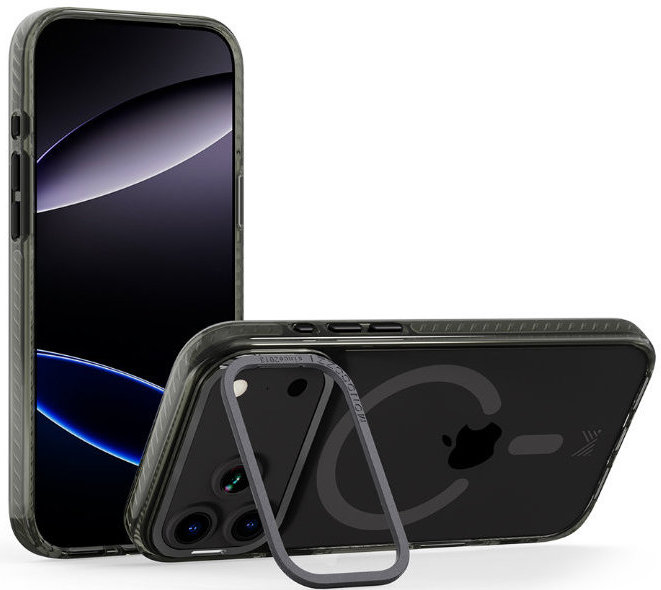 

Чехол Monocozzi LUCID MagSafe для iPhone 17 Pro Max, темно-серый, Чехол LUCID MagSafe для iPhone 17 Pro Max, темно-серый