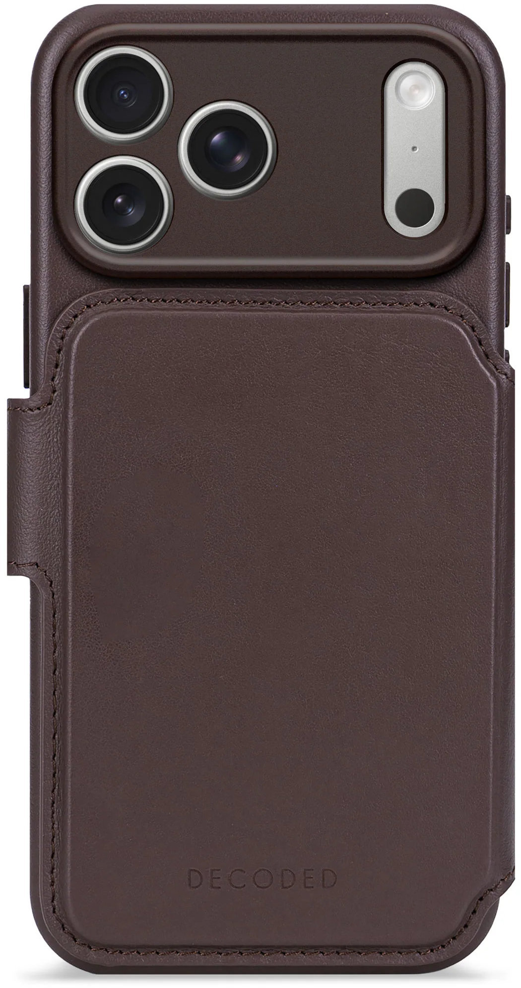 

Чехол Decoded Leather Detachable Wallet Case для iPhone 17 Pro, кожа, коричневый, Чехол Leather Detachable Wallet Case для iPhone 17 Pro, кожа, коричневый