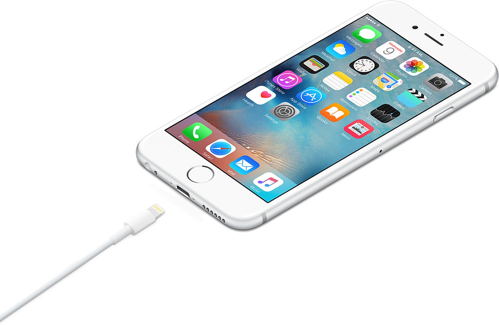 Кабель Apple Lightning/USB (1 м) MXLY2, цвет белый - фото 4