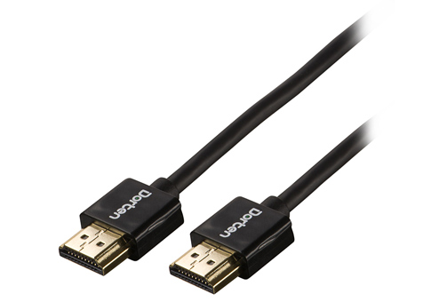 фото Кабель hdmi на hdmi, 2 м черный dorten