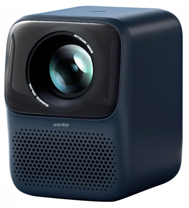 Проектор портативный Wanbo Projector T2 Max, Темно-синий Фото-3