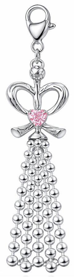 

Подвеска PYNANA, серебристый-розовый, Подвеска , серебристый-розовый