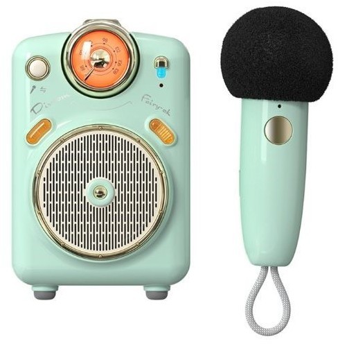 

Акустика портативная Divoom Fairy-Ok + микрофон, зеленый, Акустика портативная Fairy-Ok + микрофон, зеленый