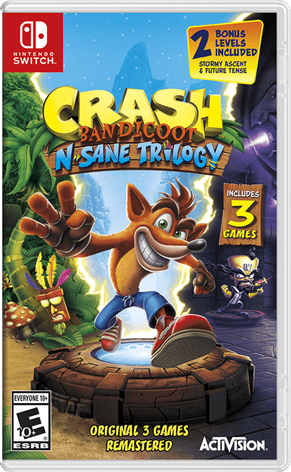 

Nintendo Игра для Switch Crash Bandicoot N’sane Trilogy, английская версия