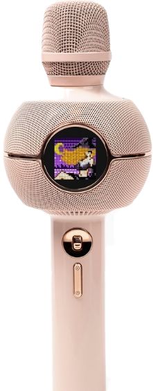 Караоке-микрофон Divoom StarSpark с динамиком, розовый Фото-3