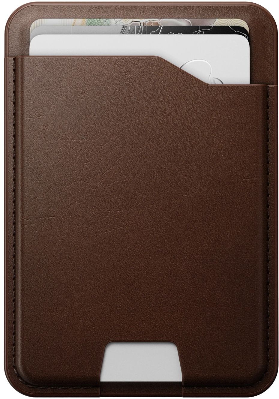 

Чехол-бумажник Nomad Leather Mag Wallet с Find My Tracking, кожа, коричневый, Чехол-бумажник Leather Mag Wallet с Find My Tracking, кожа, коричневый