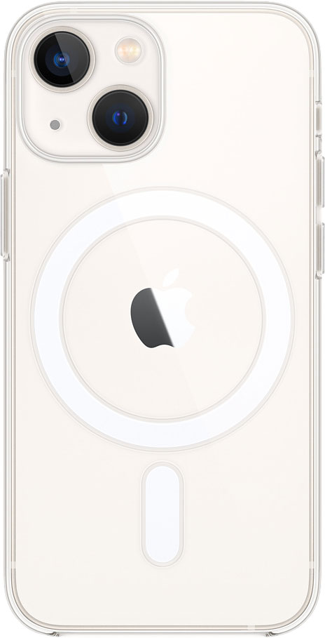 

Apple Чехол MagSafe для iPhone 13 mini, поликарбонат, прозрачный