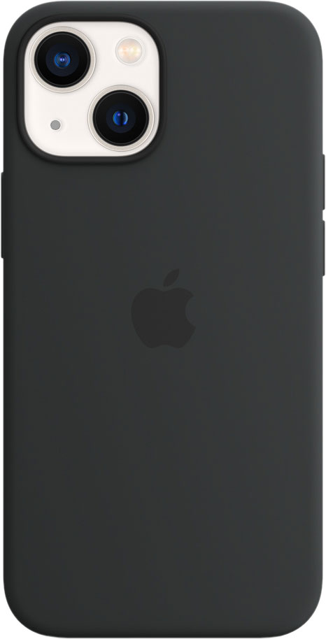 

Apple Чехол MagSafe для iPhone 13 mini, силикон, «тёмная ночь»