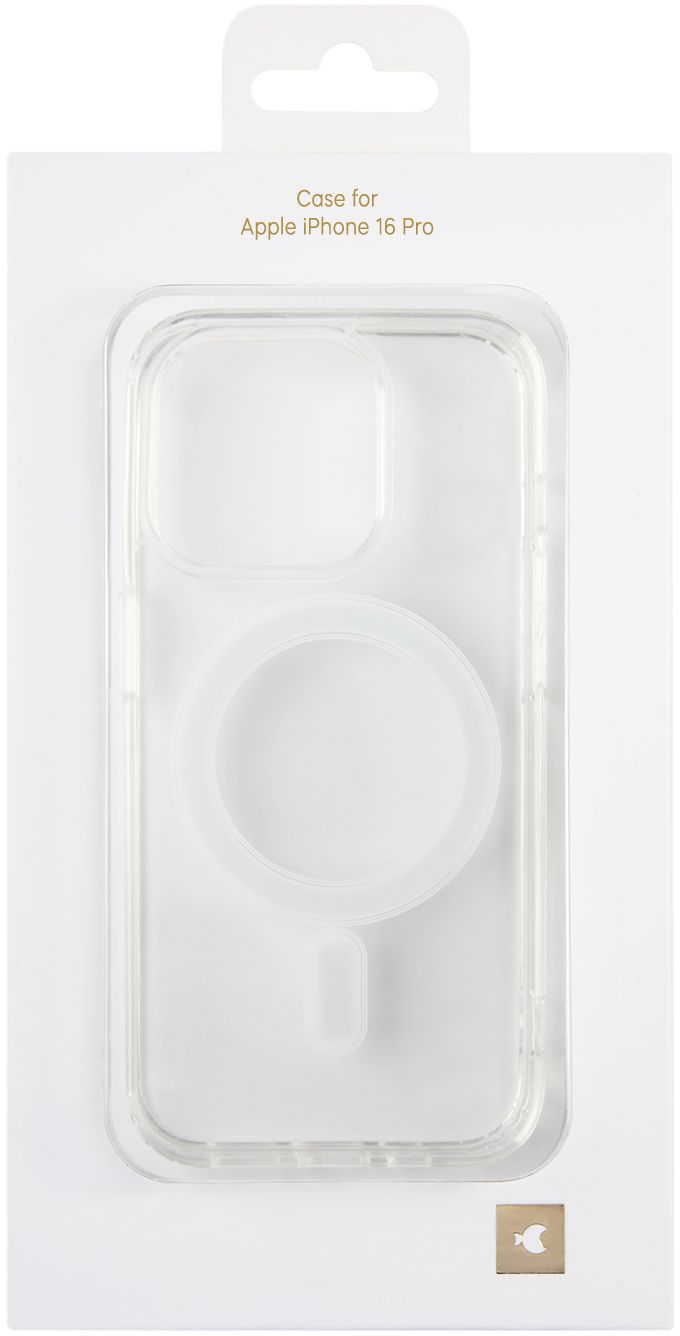 Чехол moonfish MagSafe для iPhone 16 Pro, TPU, прозрачный