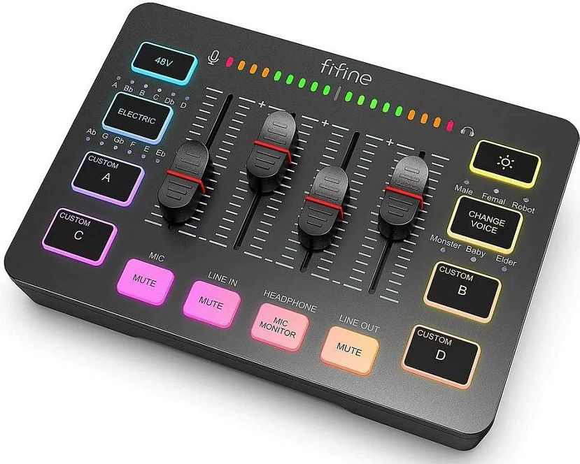 Микшер Fifine Mixer SC3, черный