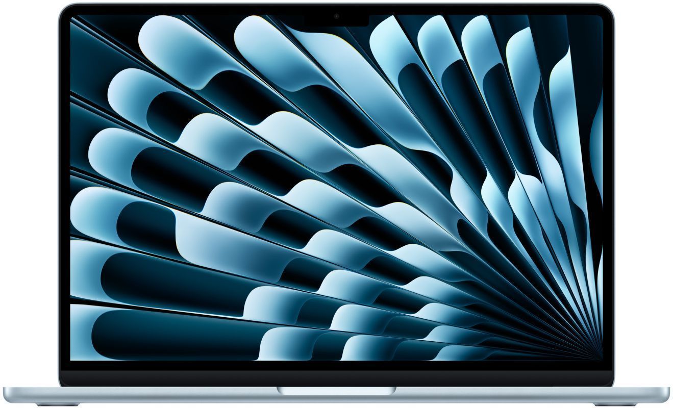  Apple MacBook Air 13 (M4, 10C CPU/10C GPU, 2025), 24 ГБ, 512 ГБ SSD, «небесно-голубой»