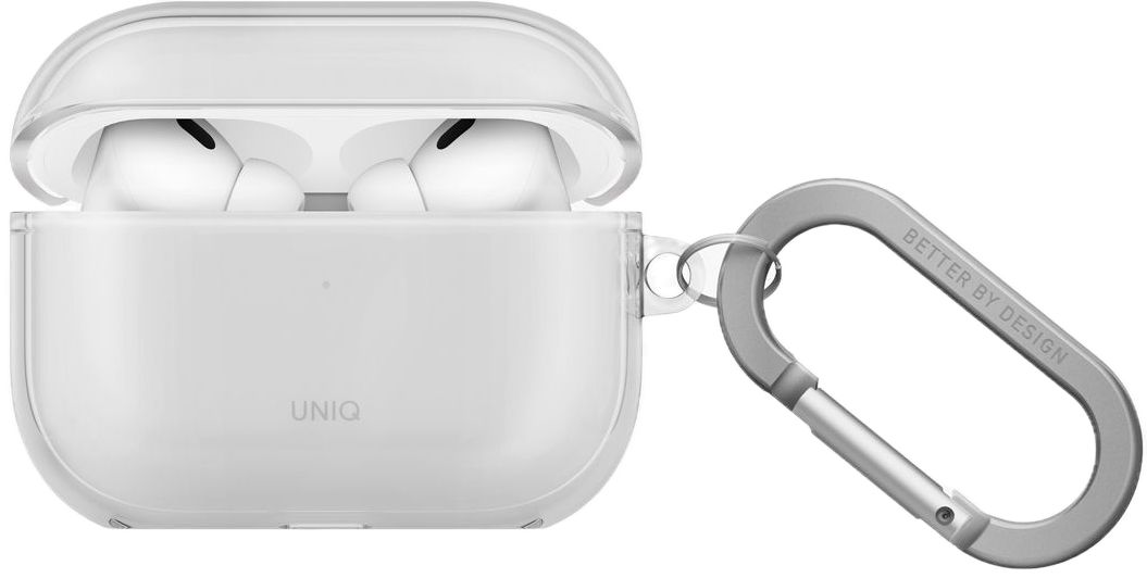 

Чехол Uniq Glase Glossy Clear для AirPods Pro 3, прозрачный, Чехол Glase Glossy Clear для AirPods Pro 3, прозрачный