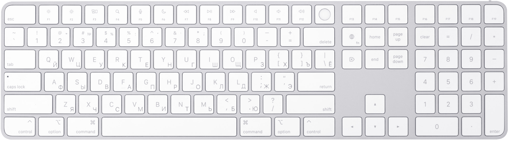 Купить Клавиатура Magic Keyboard с Touch ID и цифровой панелью для Mac ...