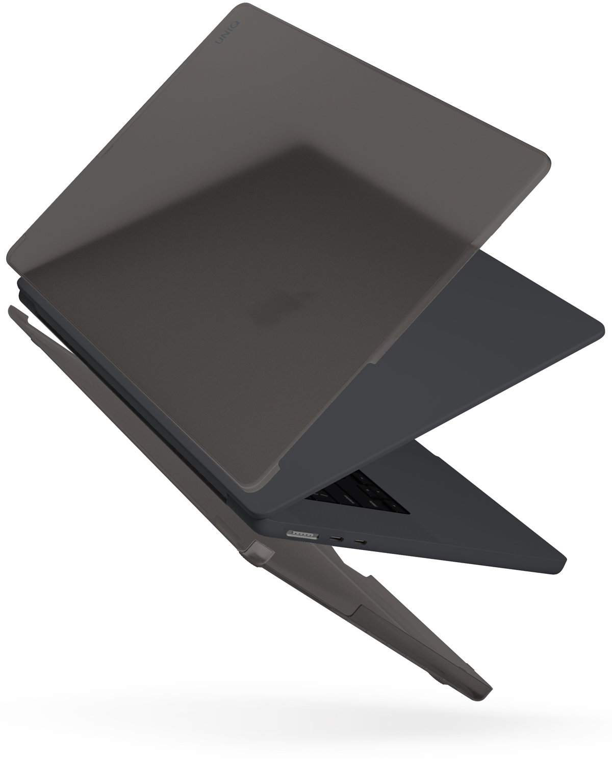 

Накладка Uniq Claro для Macbook Air 15" М2-M4 (2023-2025), матовый серый, Накладка Claro для Macbook Air 15" М2-M4 (2023-2025), матовый серый