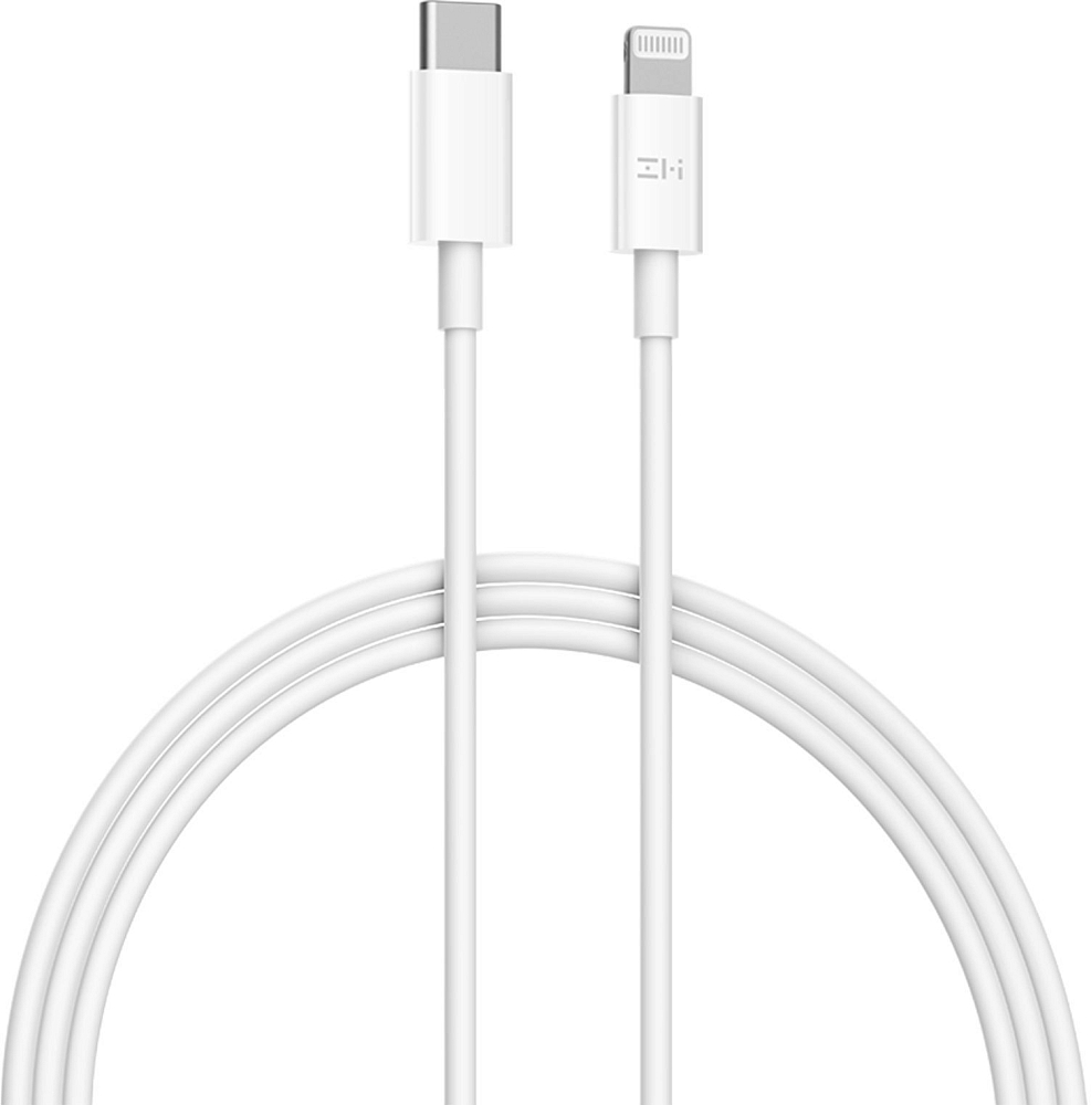 

Кабель Xiaomi USB Type-C Lightning, 1 м, белый, Кабель USB Type-C Lightning, 1 м, белый