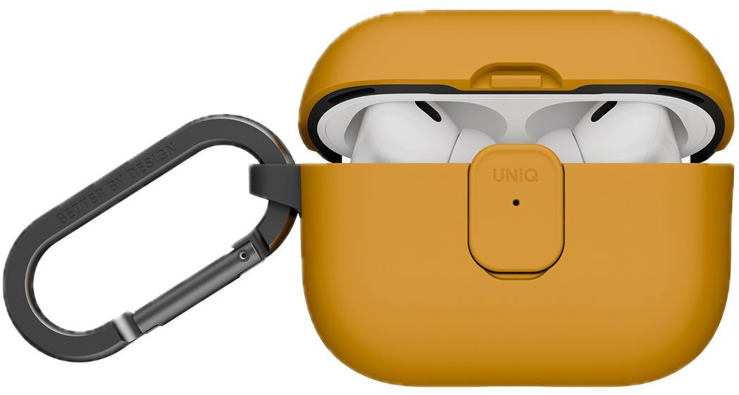 

Чехол Uniq Clyde для AirPods Pro 3, желтый+темно-серый, Жёлтый, Чехол Clyde для AirPods Pro 3, желтый+темно-серый