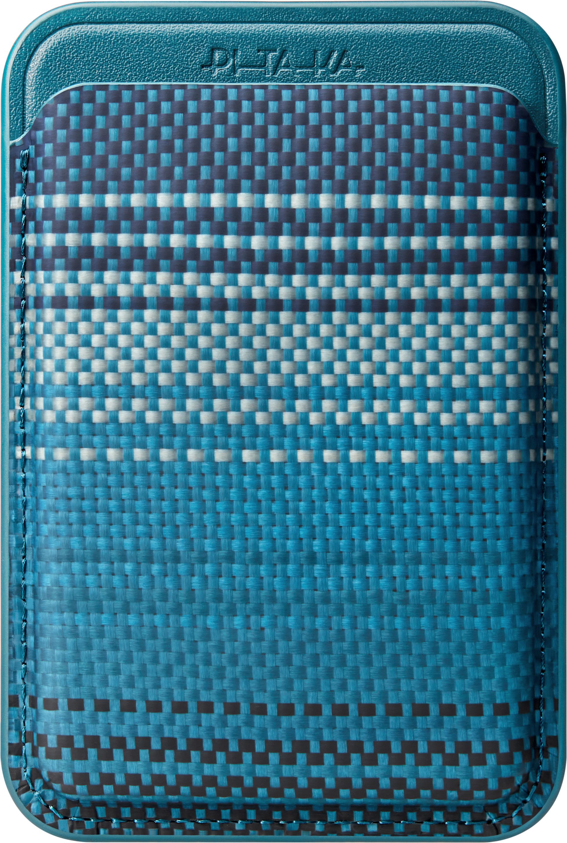 

Чехол-бумажник Pitaka Magnetic Woven Wallet, синий, Чехол-бумажник Magnetic Woven Wallet, синий