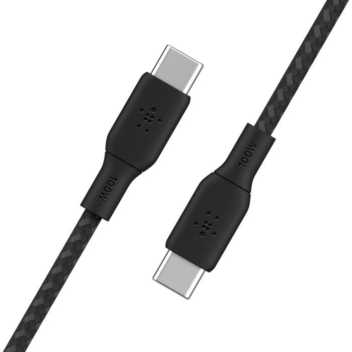 Кабель Belkin Boost Charge Braided USB-C - USB-C, 2 м, нейлон, черный Вид№4